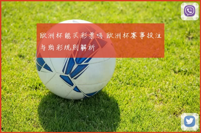 欧洲杯能买彩票吗 欧洲杯赛事投注与购彩规则解析